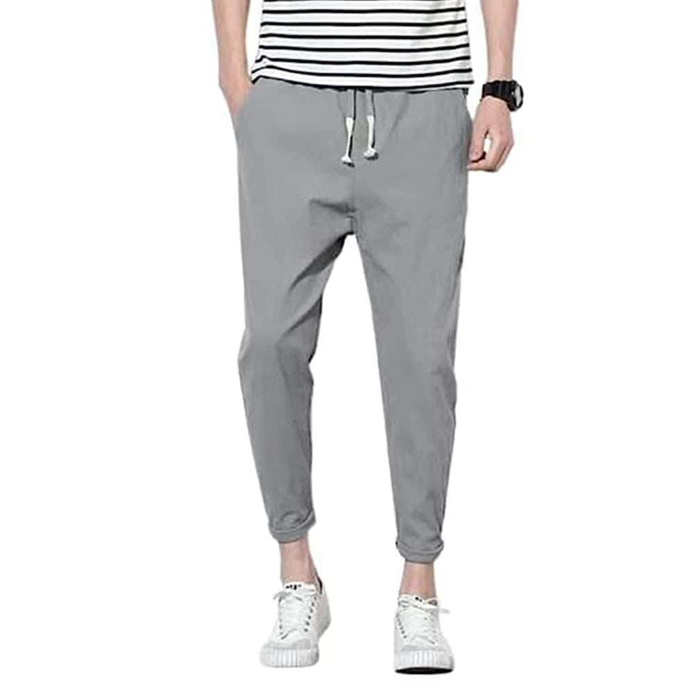 Polyester Men's Joggers Regular Fit Stretchable Gym